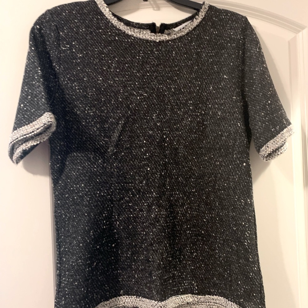 Gray cabi short sleeve top